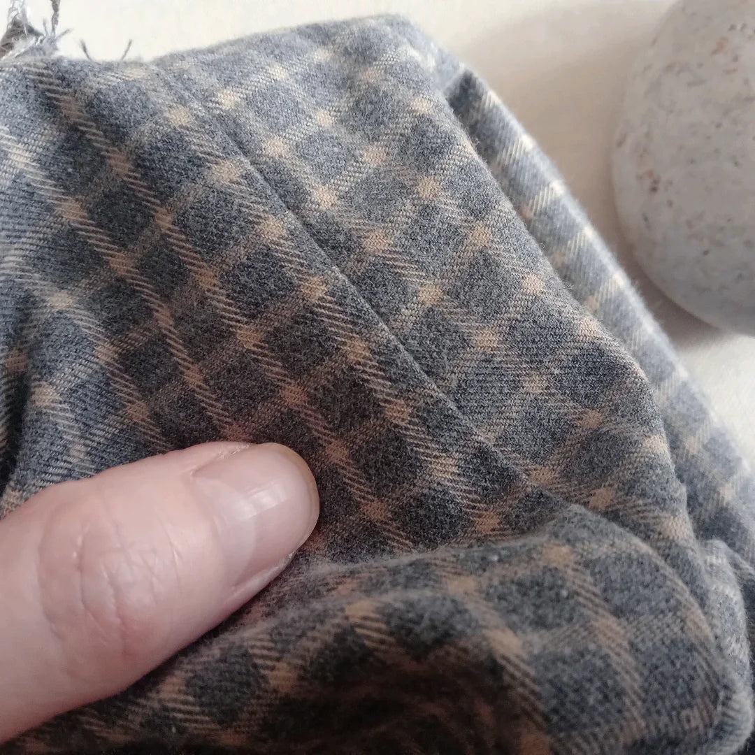 détail tissu blouse Variations, Ma. Opus I