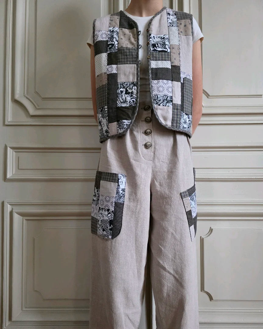 Ensemble pantalon et gilet de la collection Variations,  Ma. Opus I 