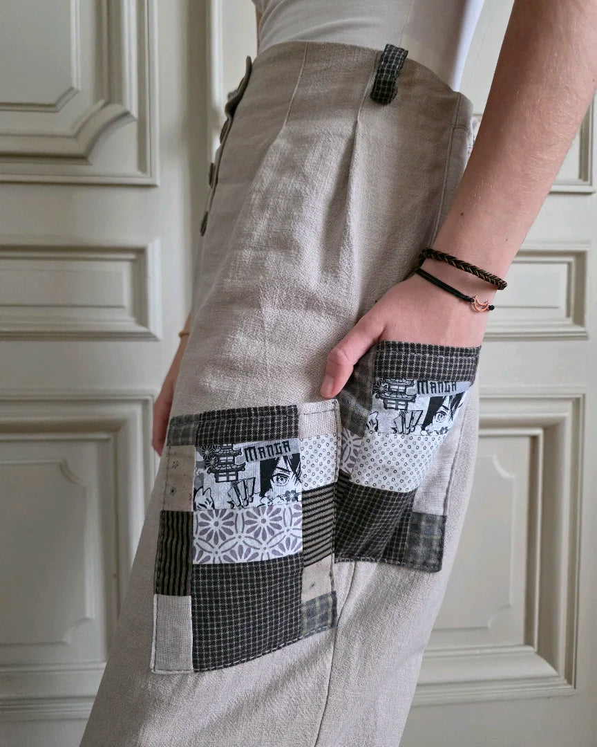 Profil du pantalon femme en lin – coupe structurée